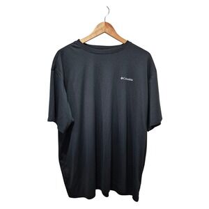 NWOT Columbia Mens XXL 2TG Omni Freeze T-Shirt Black Short Sleeve Logo Tee